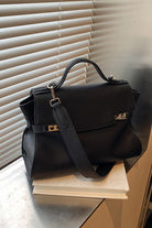 Black Macghee Luxury Briefcase for Professional Women