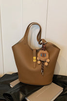 Brown 2 in 1 Tote Bag for Everyday Style