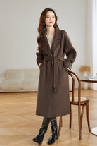 Brown Luxury Women's Wool Cape