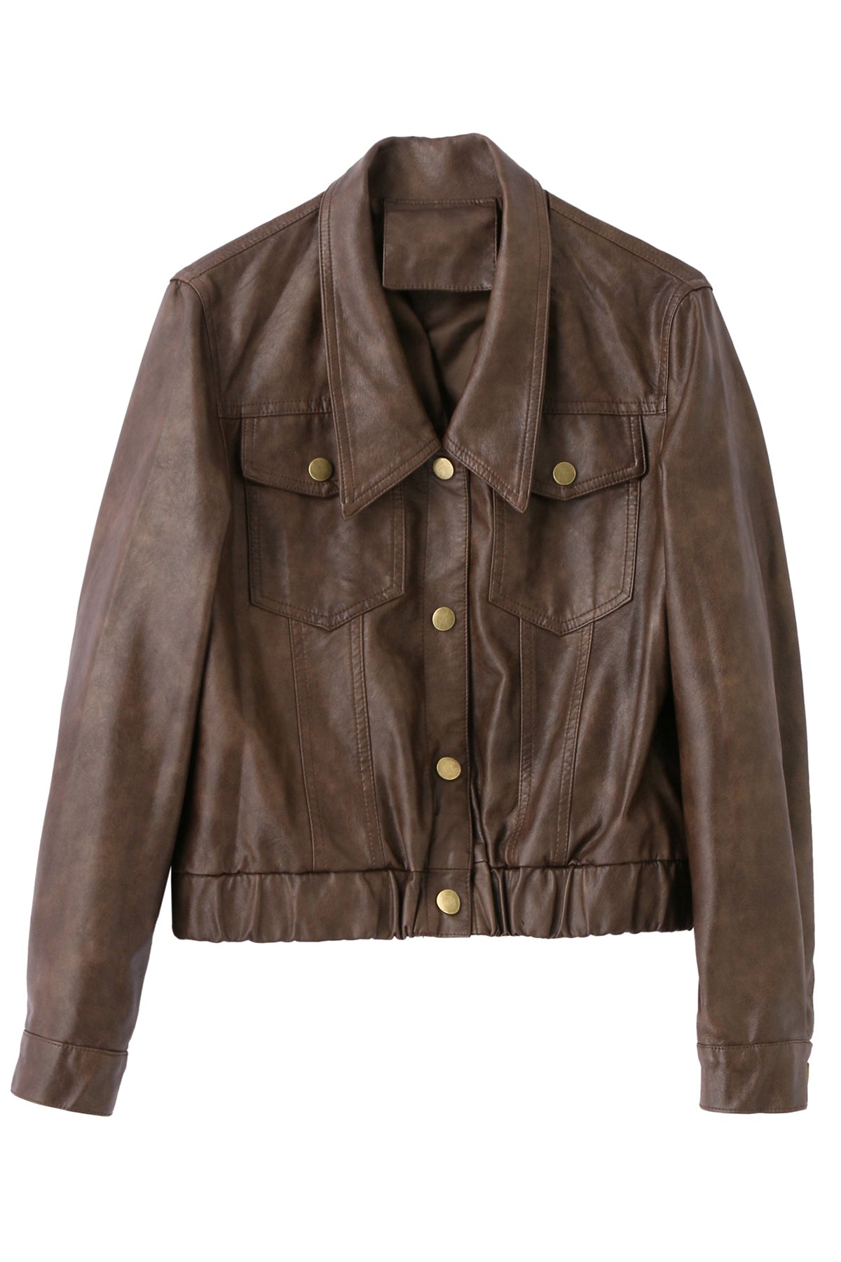 PU Leather Retro Short Jacke MX1102 – Macghee