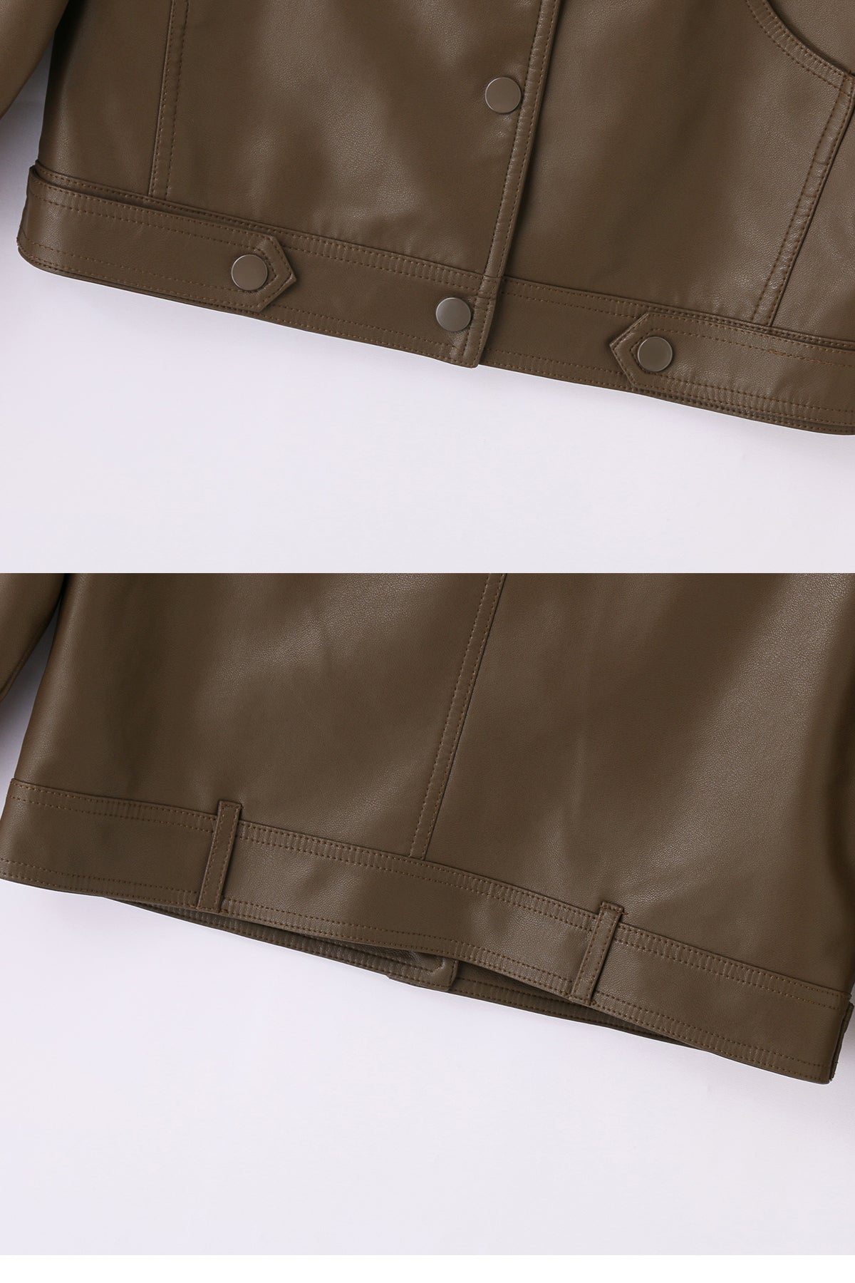 Jacket short vegan leather MX-16617 – Macghee
