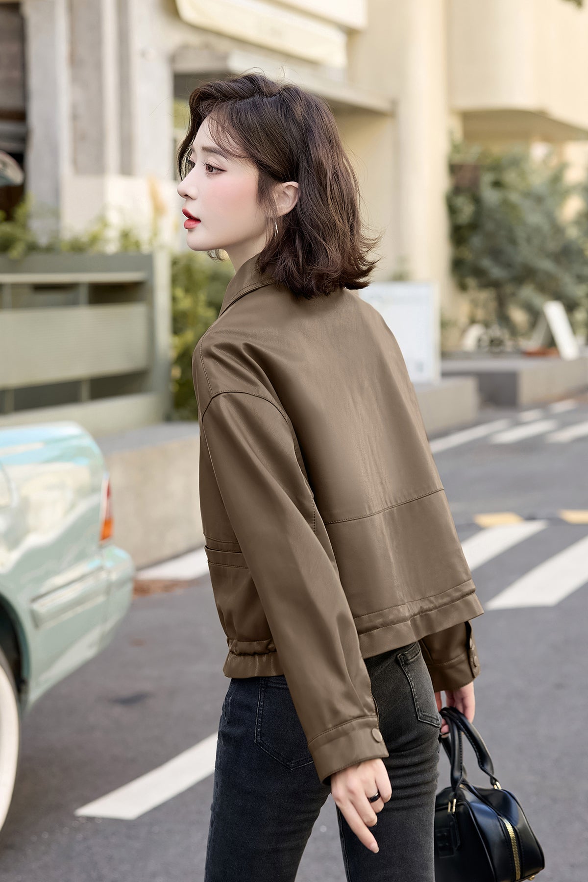 美品★ GENTLE FAKE LEATHER JACKET Amazon.com: SWJGLITTR : Clothing, Shoes & Jewelry