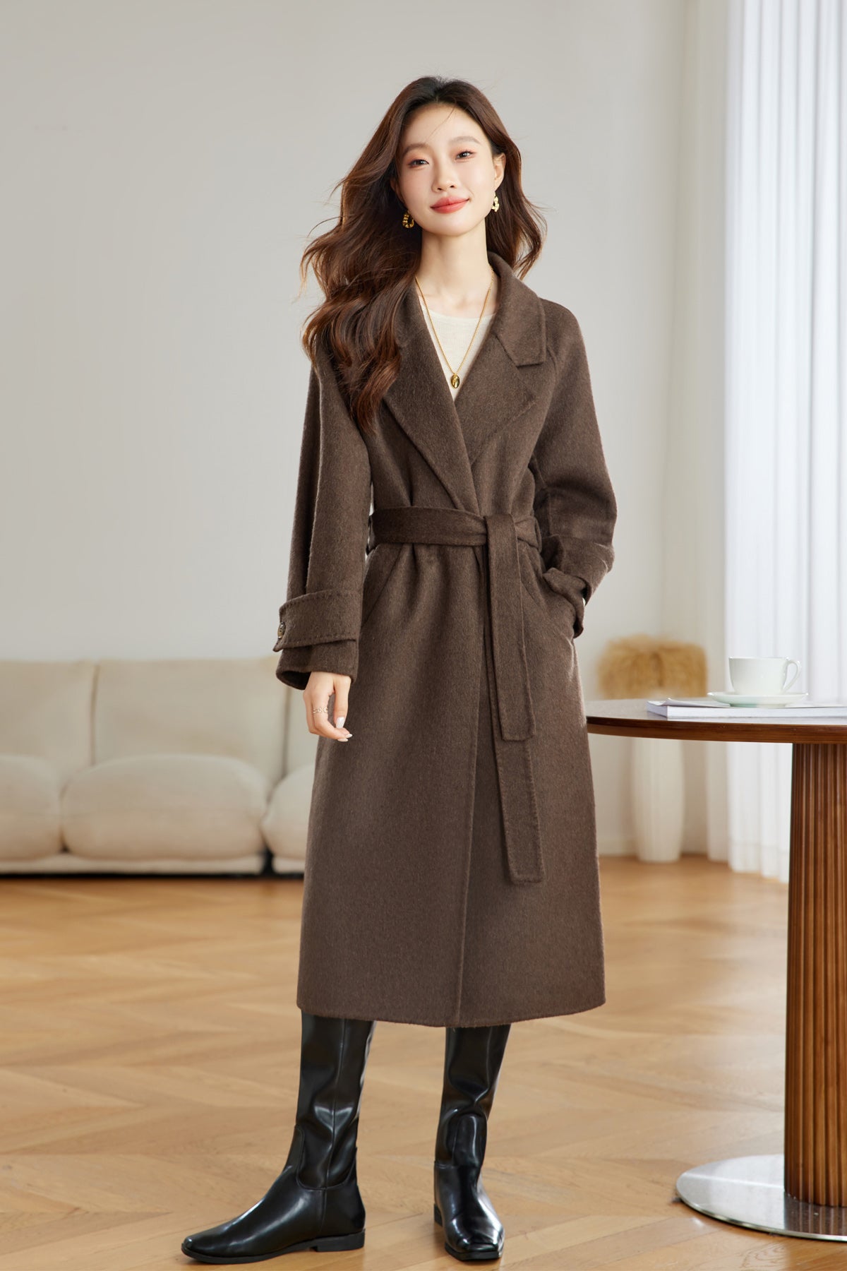 Brown Women's Wool Jacket