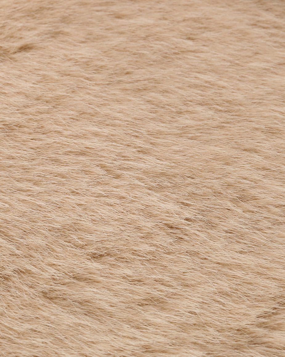 Coffee_Women_s_Short_Wool_Jacket_-_Macghee_-_Coffee_-_Wool_Lining_Material_Display