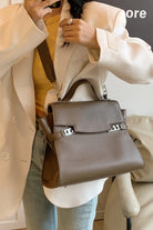 Gray Macghee Luxury Briefcase for Professional Women