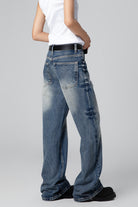 High-Rise Straight-Leg Flared Jeans for Women - High Waisted Straight Leg Look - S-XL - Macghee