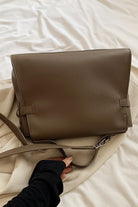 Macghee Gray Designer Briefcase for Women rear display