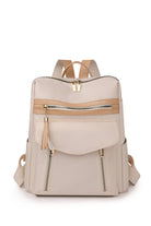 Nylon Laptop Backpack Pink for Women