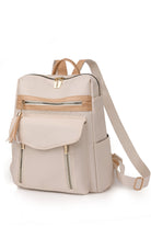 Nylon Laptop Backpack Pink for Women Bevel display