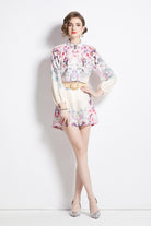 Off-White Summer Casual Dress 2024 - Short Sleeve Polyester Day Dress, A-Line Beach Vacation Outfit