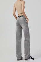 Women’s Wide Leg Barrel Gray Jeans - Relaxed and Stylish Gray Jeans - S-XL - Macghee