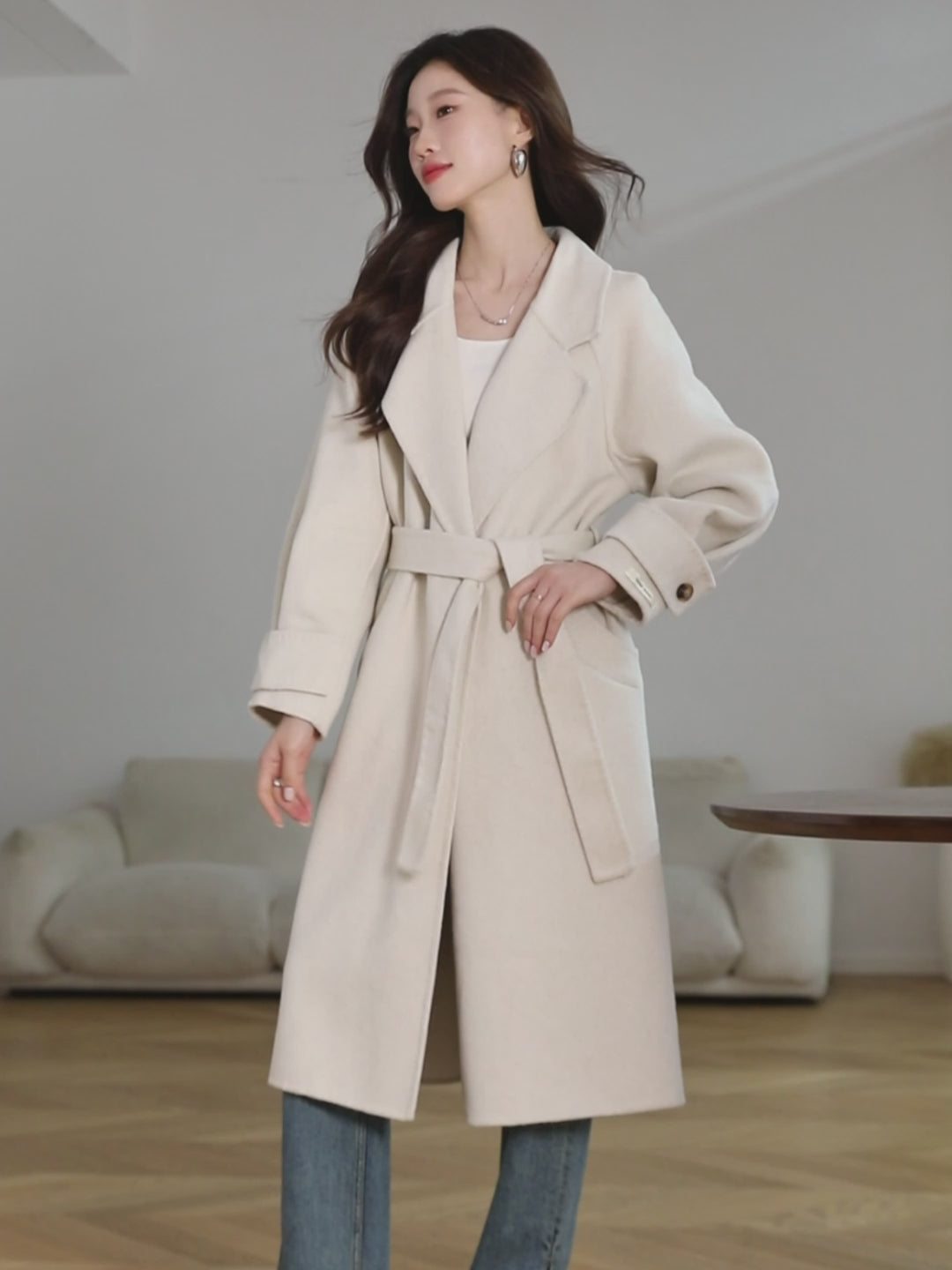 Women's wool coat 1126